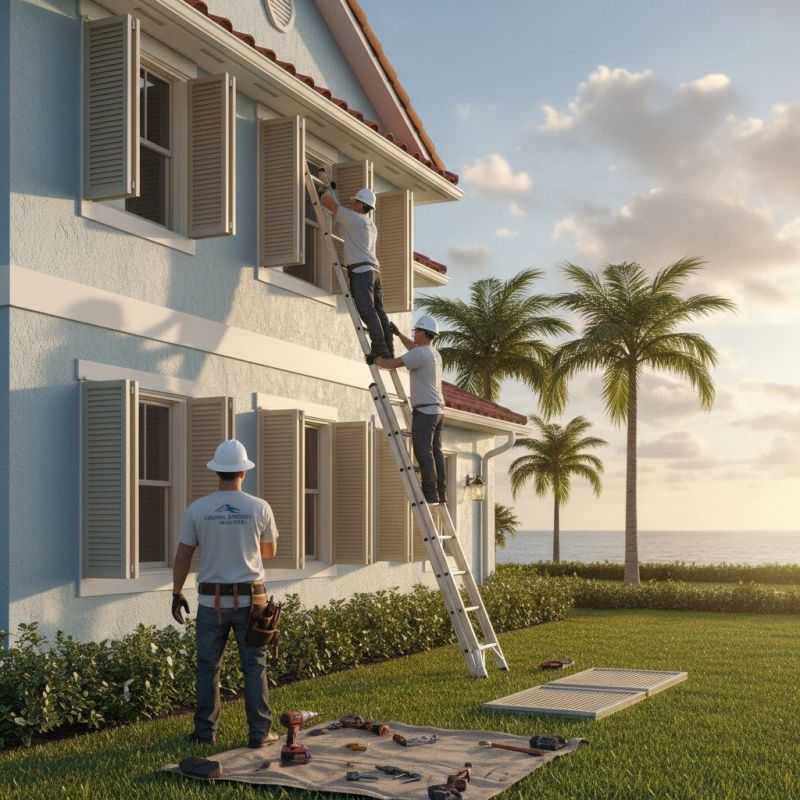 Shutters Installation detail